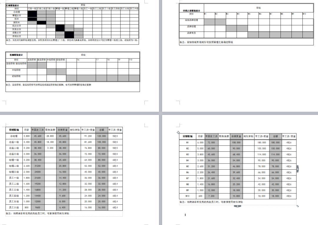 图片[17]-公司各岗位薪资等级设计，不服不行！-91智库网