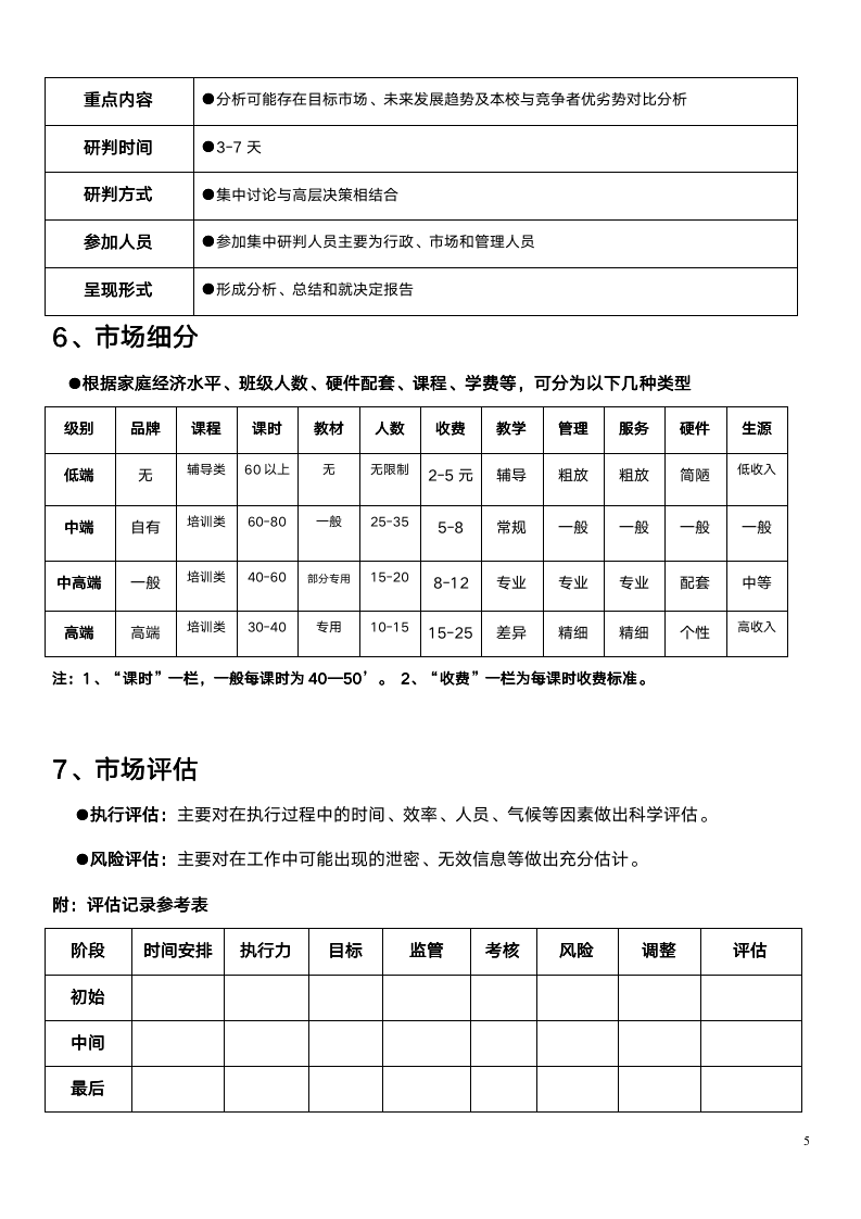 【培训类】培训机构运营流程的方案_05