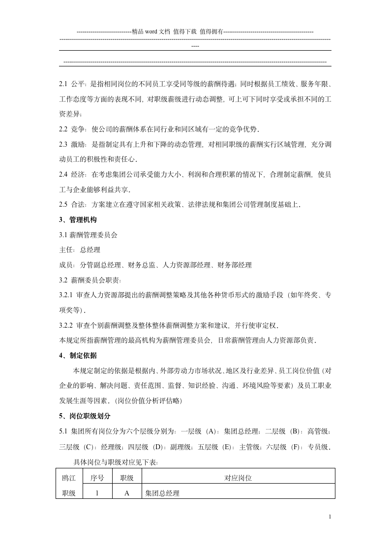 公司薪酬管理制度范本_02