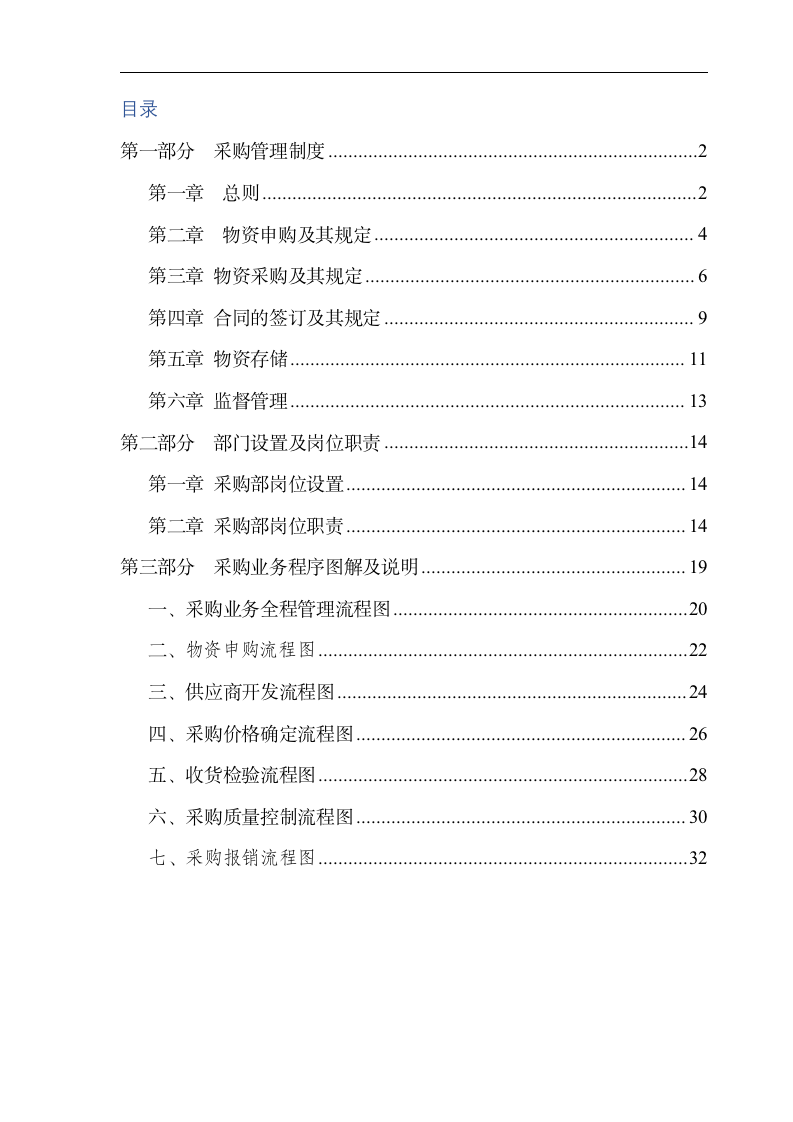 公司采购管理体系标准（全套手册35页 商学院最新修订版）111204_02