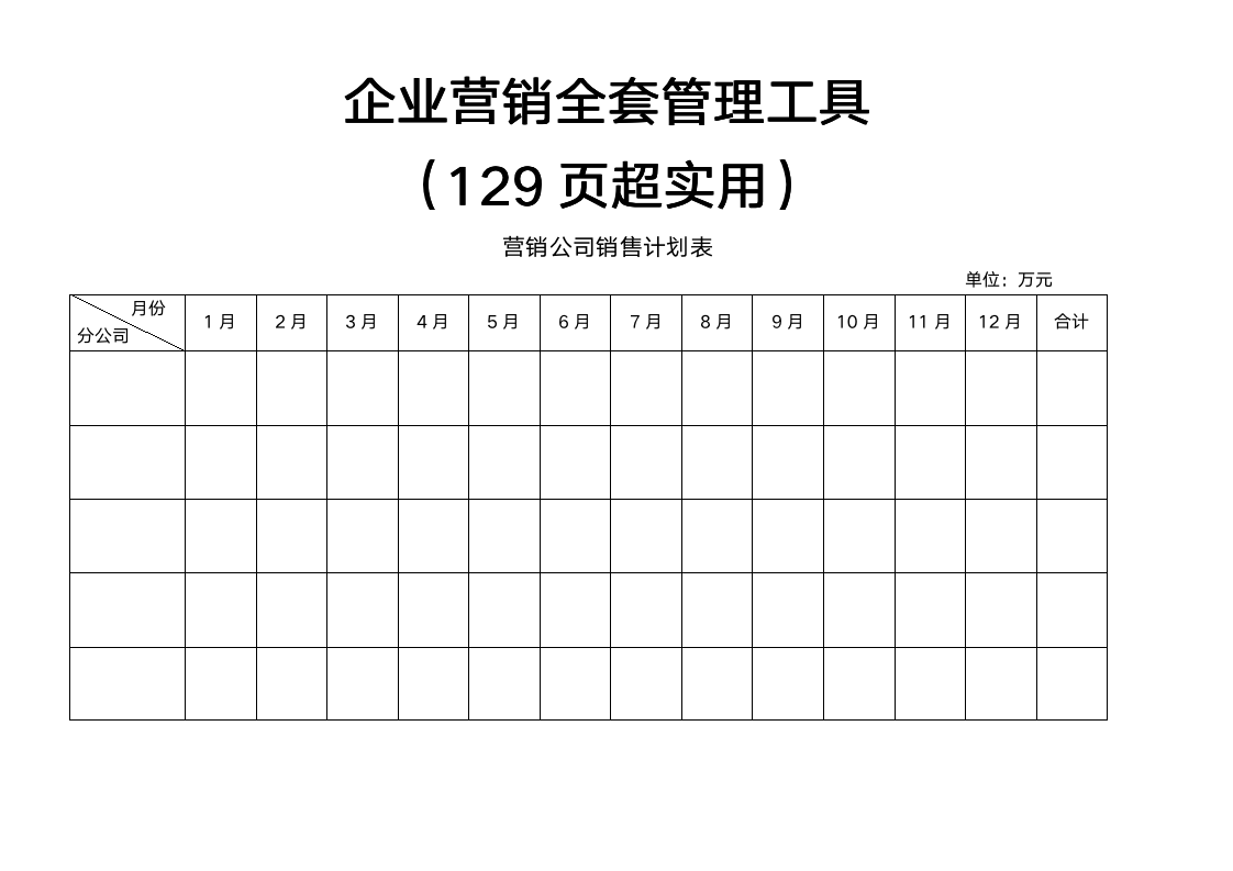 【会员专享】129页销售管理手册（工具包）_08
