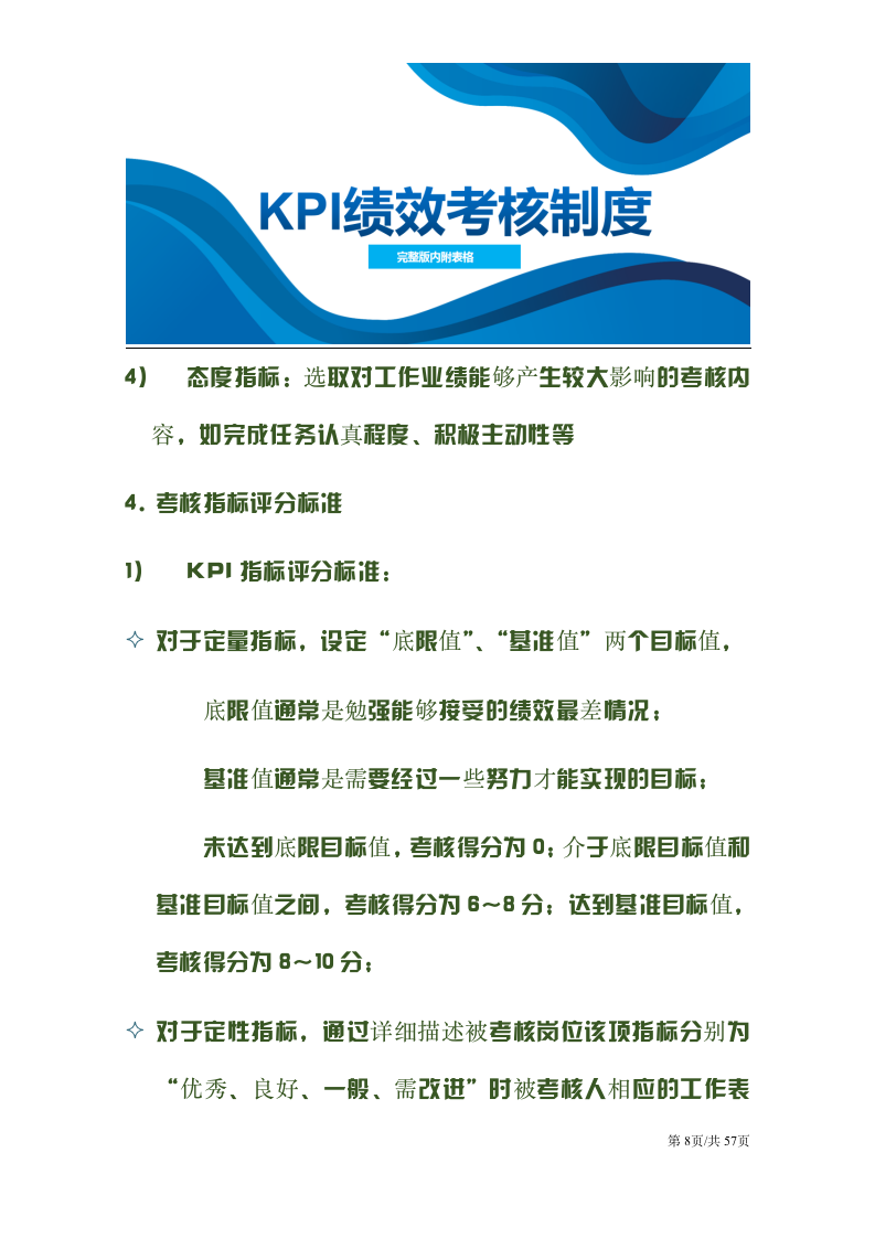 【会员参考】KPI绩效考核制度_08