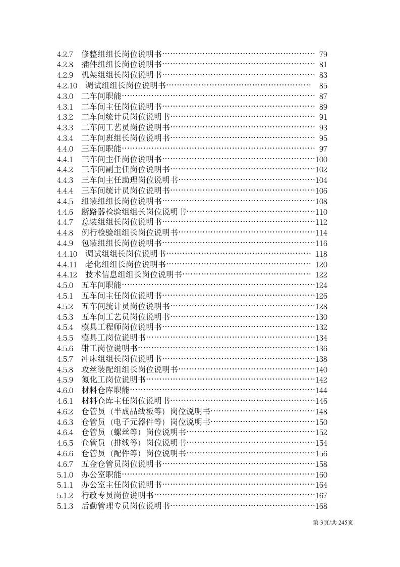 【会员参考】企业部门职能与岗位说明书_03
