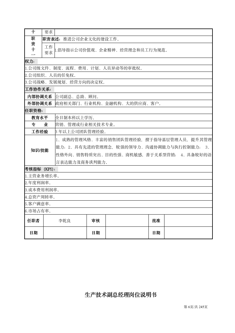 【会员参考】企业部门职能与岗位说明书_06