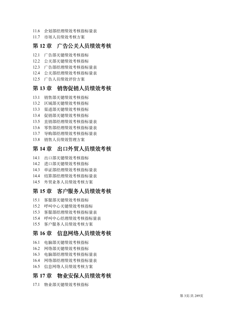 【会员参考】各类企业和岗位KPI绩效考核指标库_03