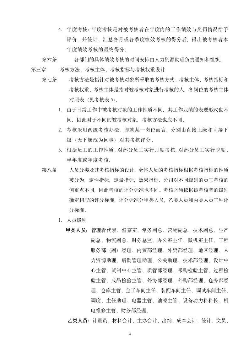 【会员参考】生产型企业绩效考核体系及全套表格-3-_04