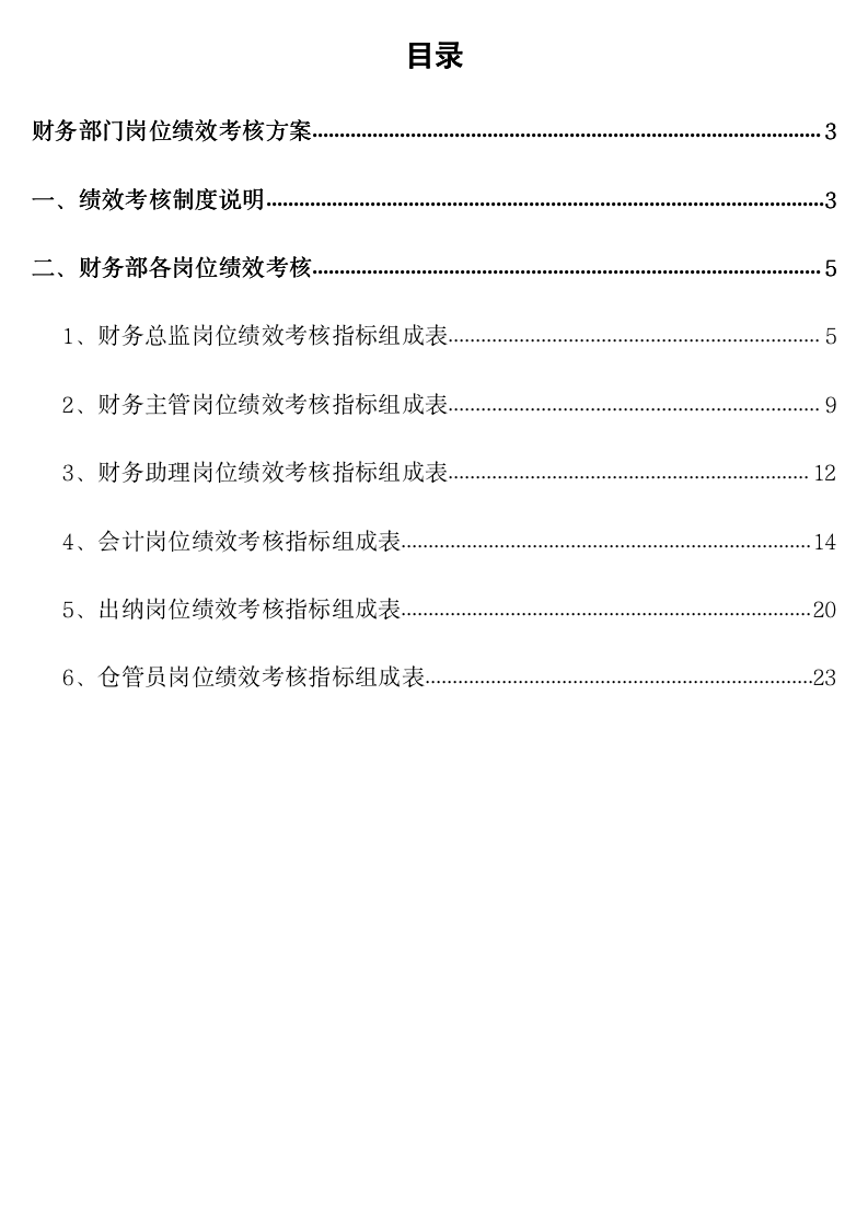 【会员参考】财务部门岗位绩效考核方案_02