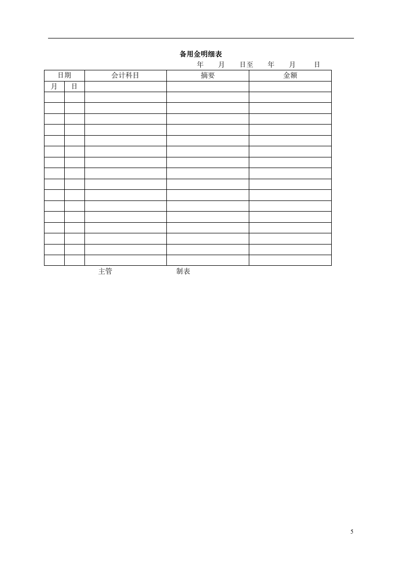 企业财务管理整套表格大全（全套120页 官方最新版 ）_05