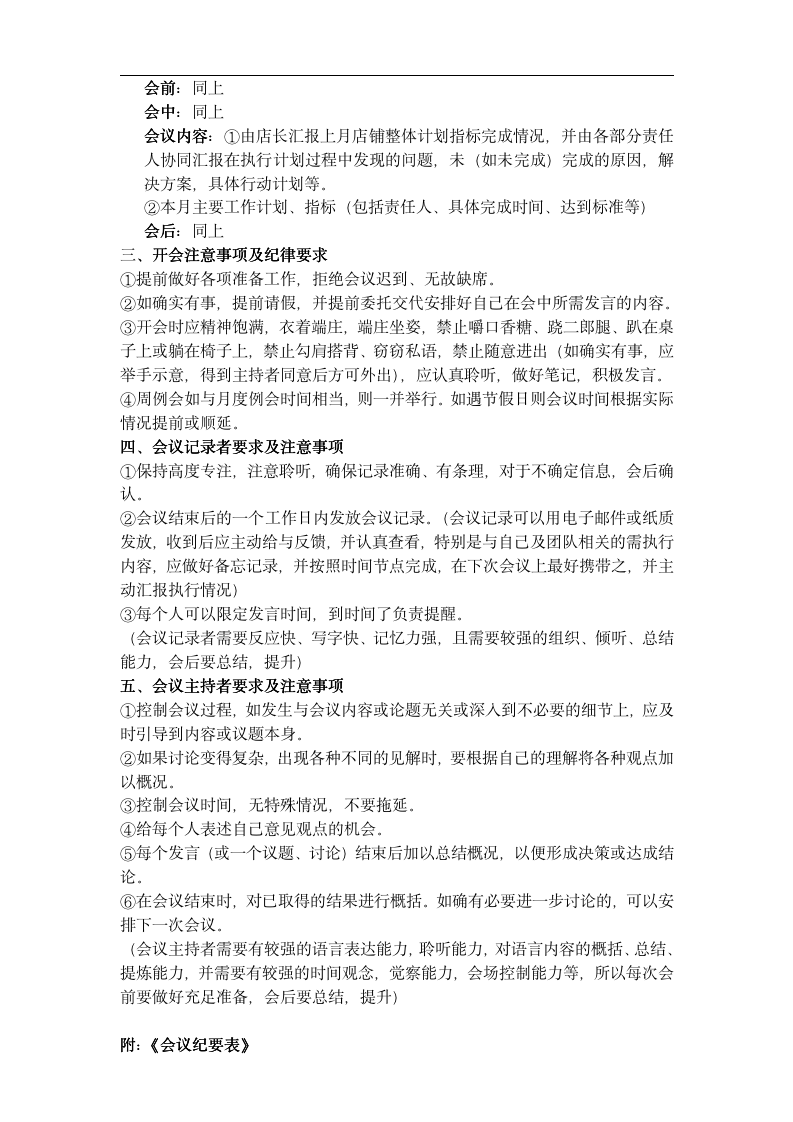 公司周例会、月度总结例会流程范本（商学院2019版）_02