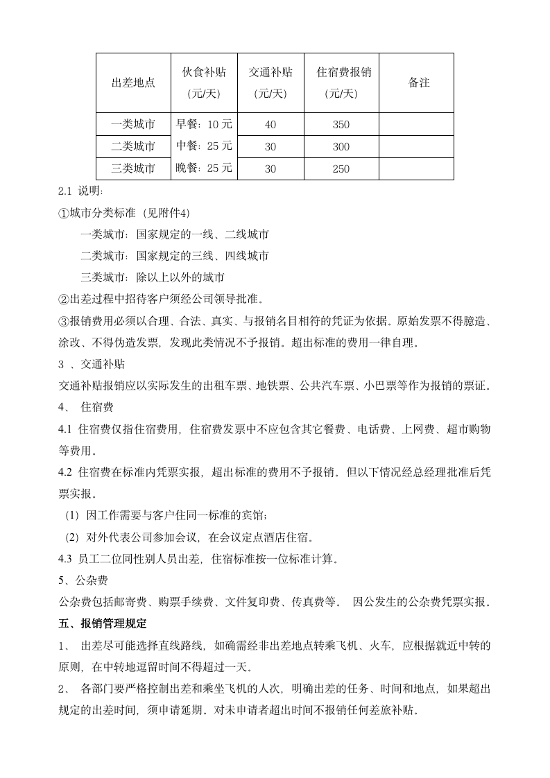 差旅费使用标准和报销管理规定（官方最新版）_02