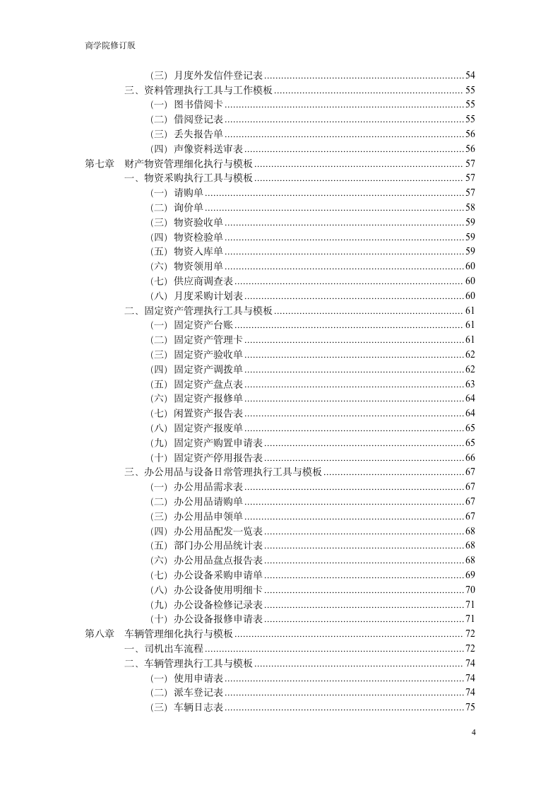 行政管理表格范本大全（全套 119页 商学院2019版）_04