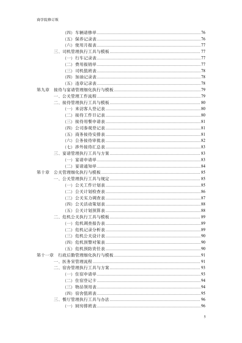 行政管理表格范本大全（全套 119页 商学院2019版）_05