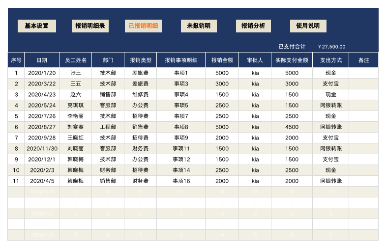财务报销管理系统04