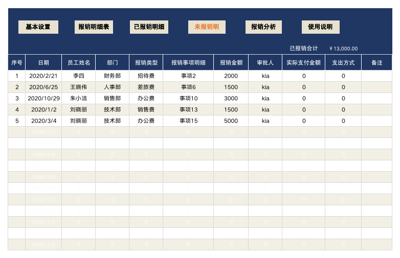 财务报销管理系统05