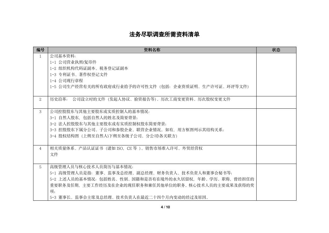 4-3  尽调清单_ 完整尽调资料需求清单_04
